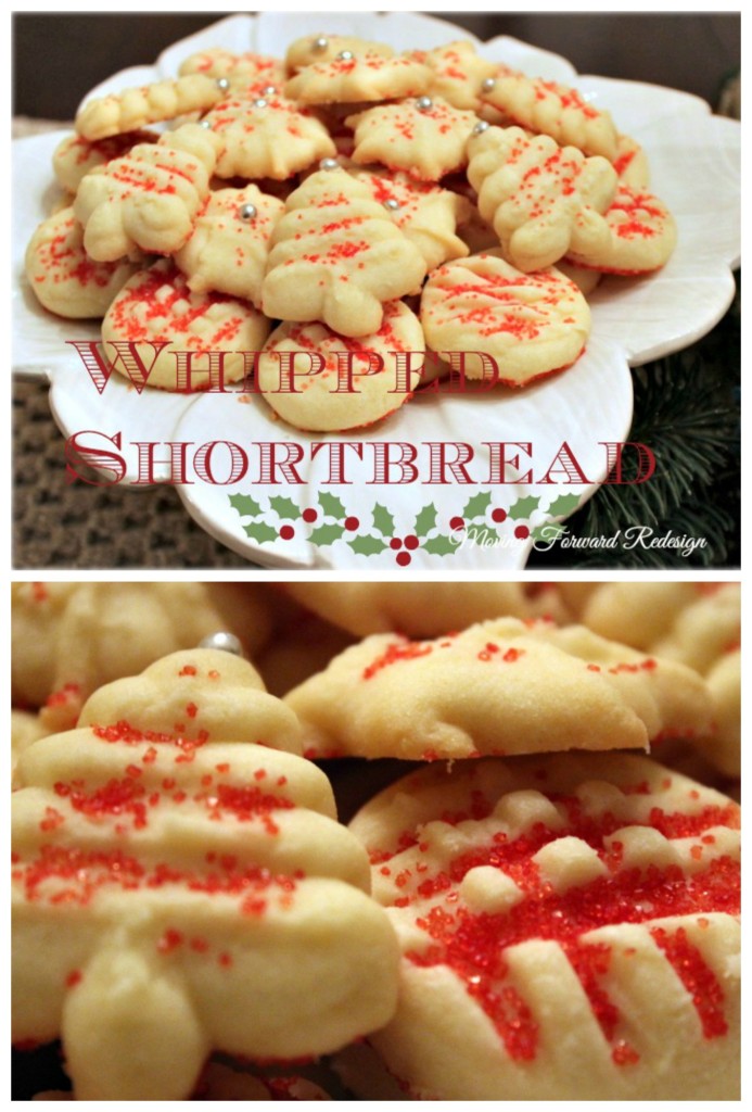 whipped short bread cookies