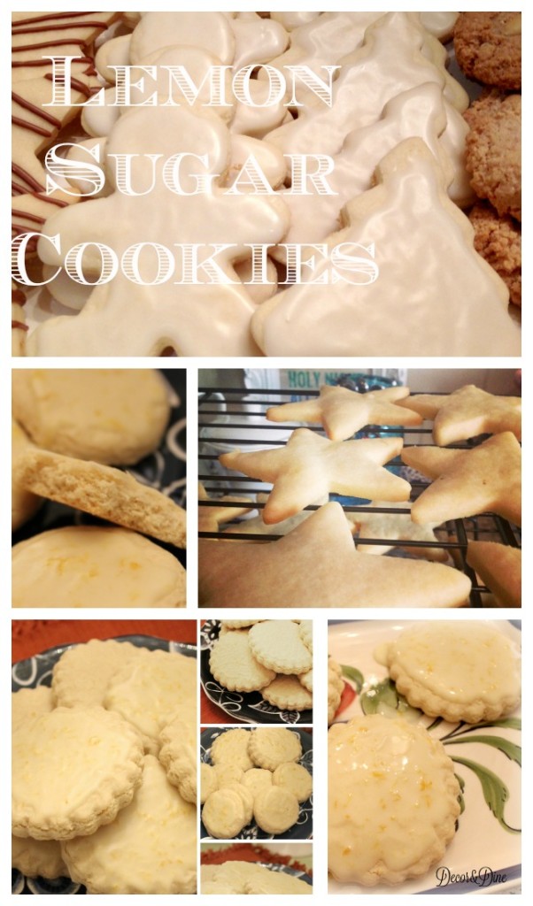 Sugar cookies with a touch of lemon