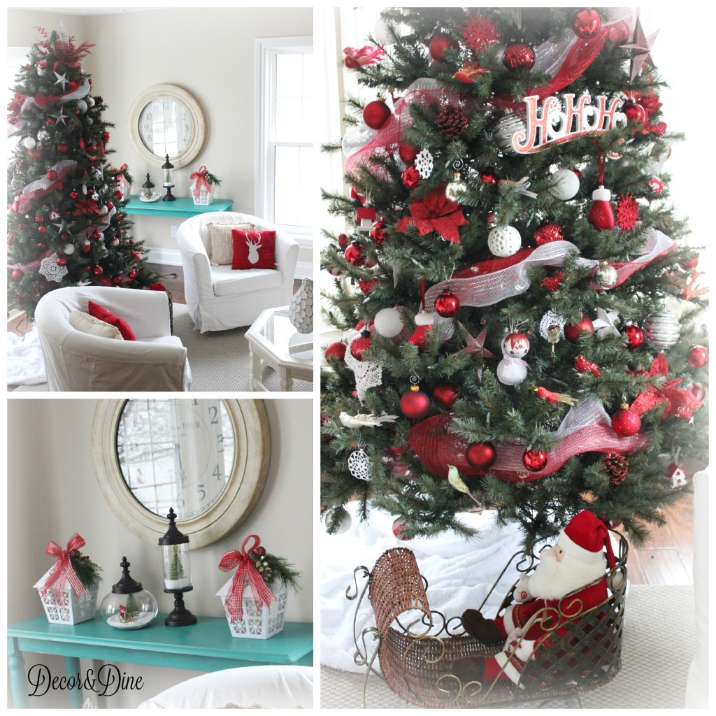 farmhouse Christmas living room