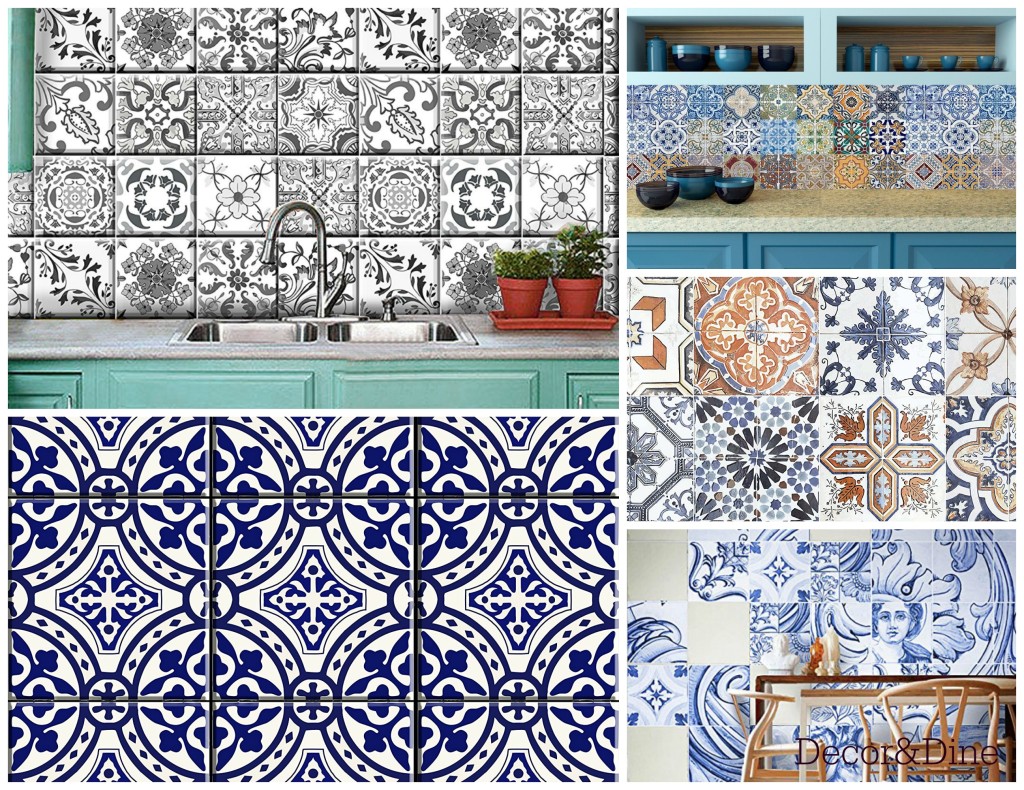 Portuguese tile stickers