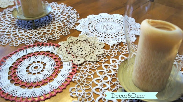 doily table runner