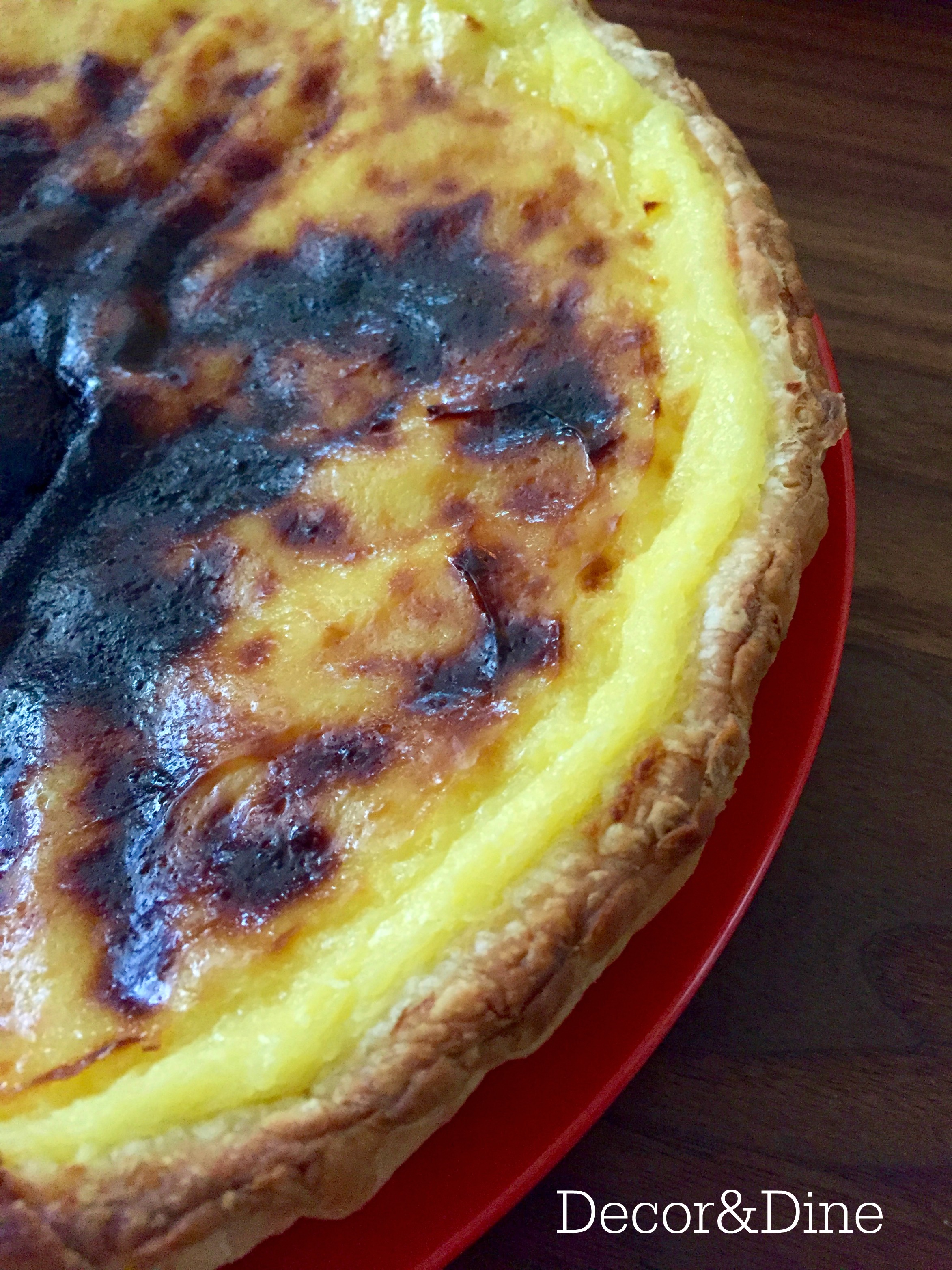 Giant Custard Tart (Tarte de Pastel de Nata) - Travel Portugal Blog