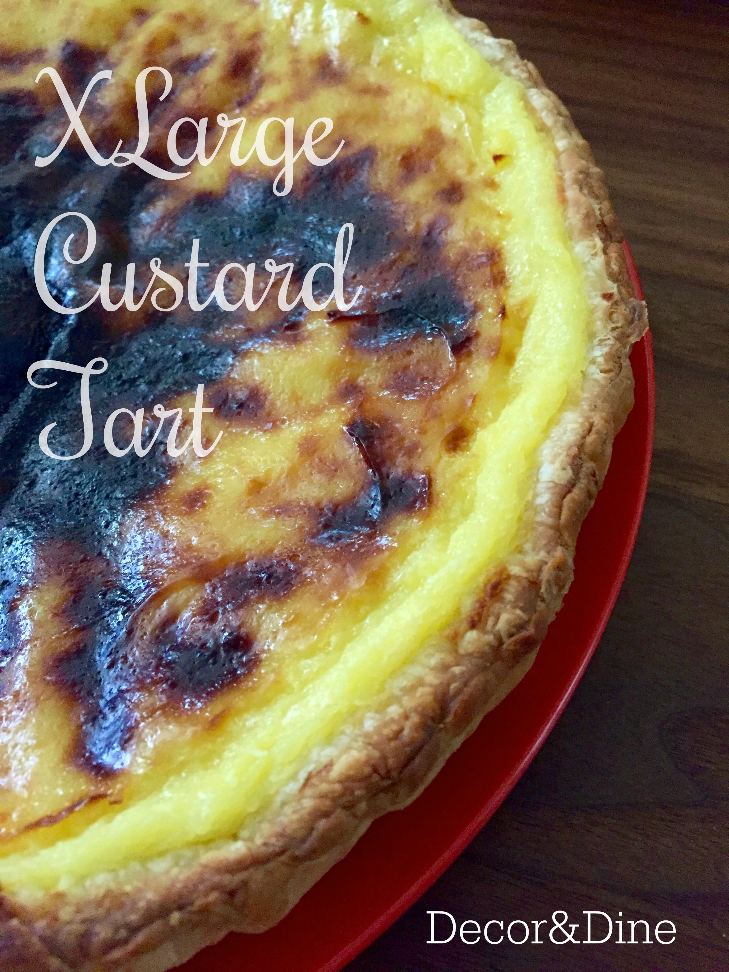 Giant Custard Tart (tarte De Pastel De Nata) - Travel Portugal Blog