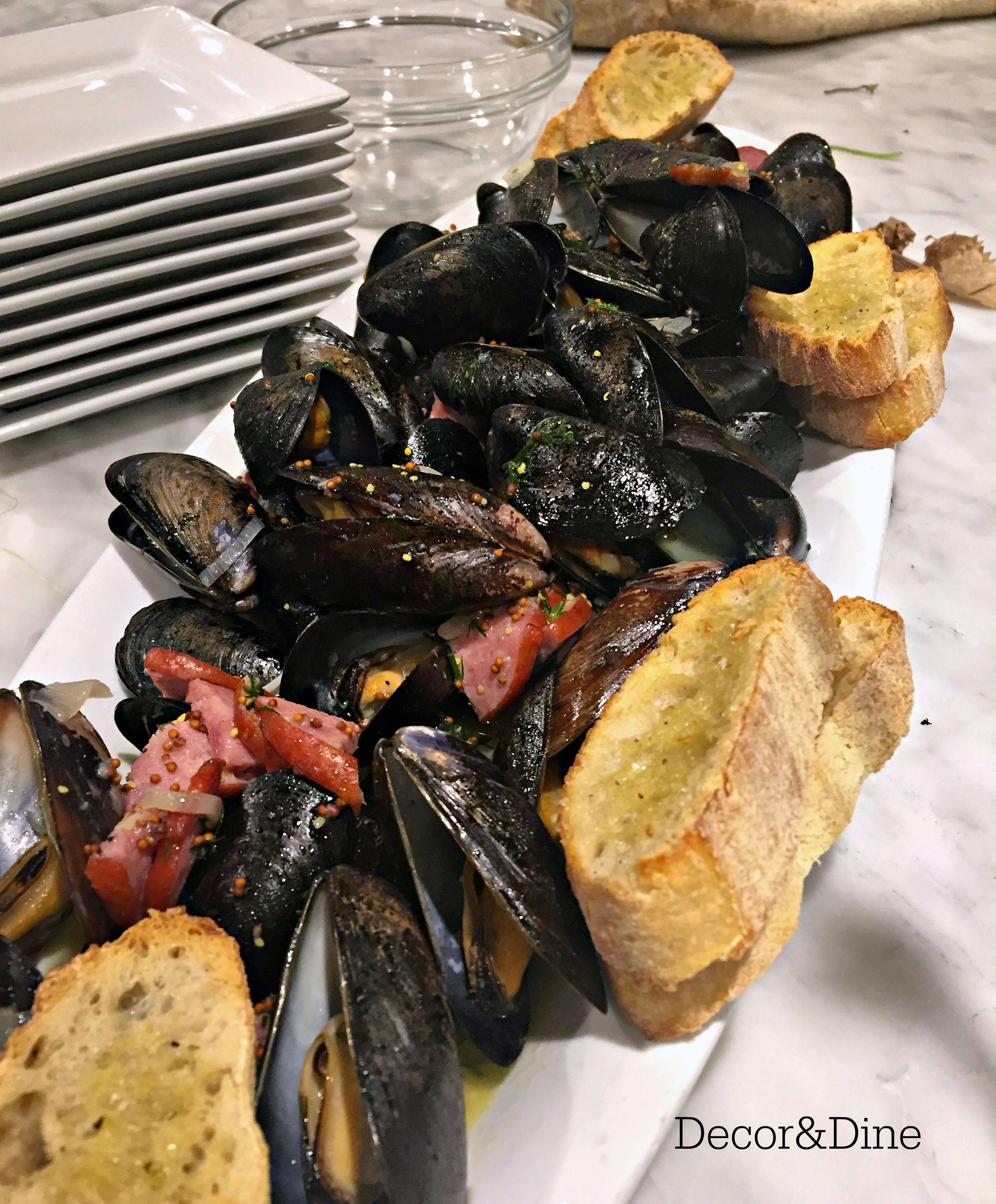 Dished Mussels