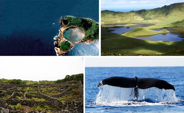 Collage of Açores