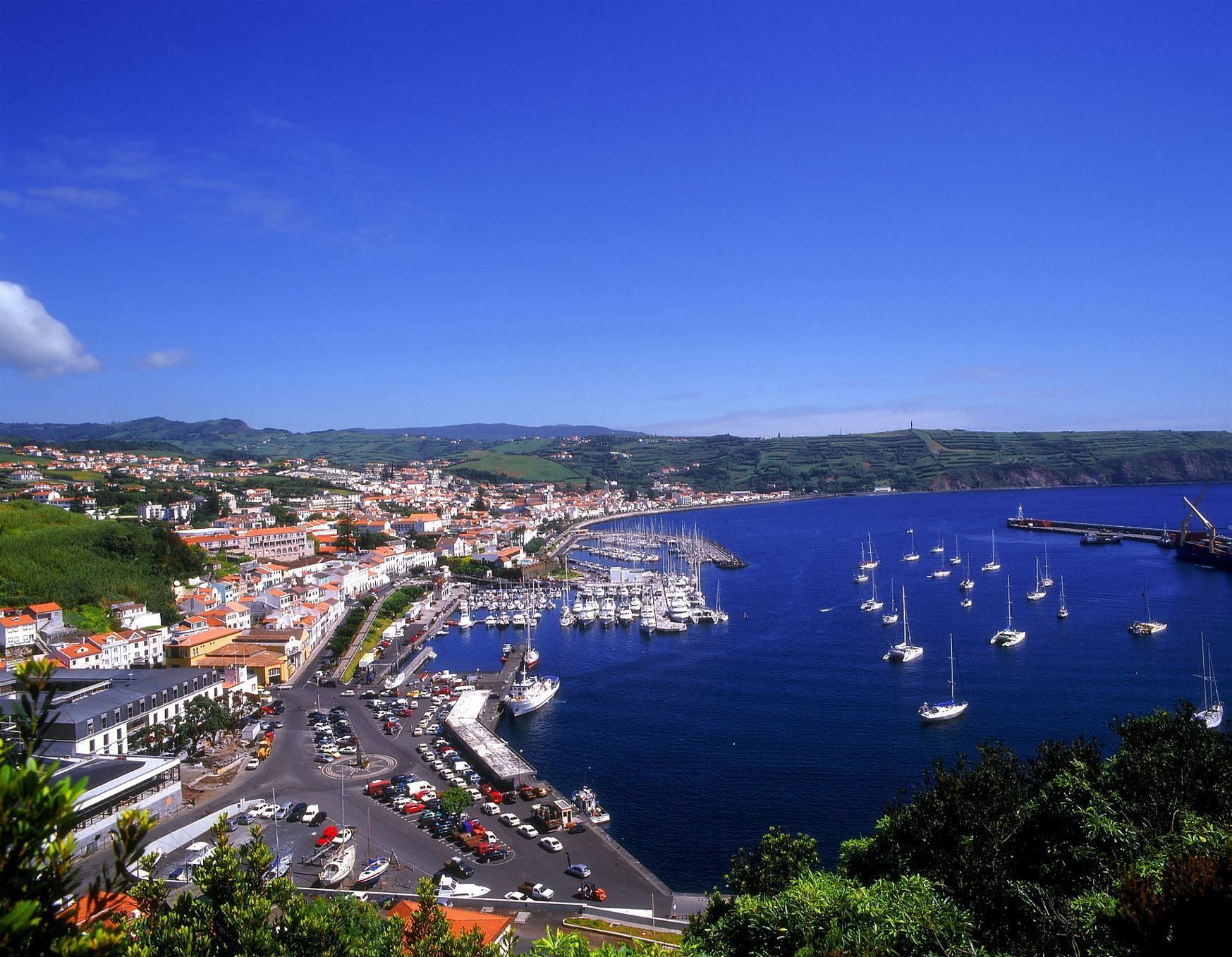 Faial Island in the Açores