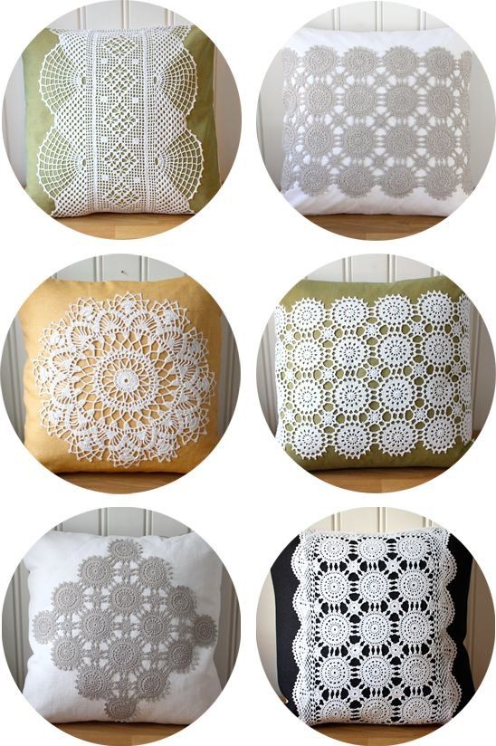 doily pillows